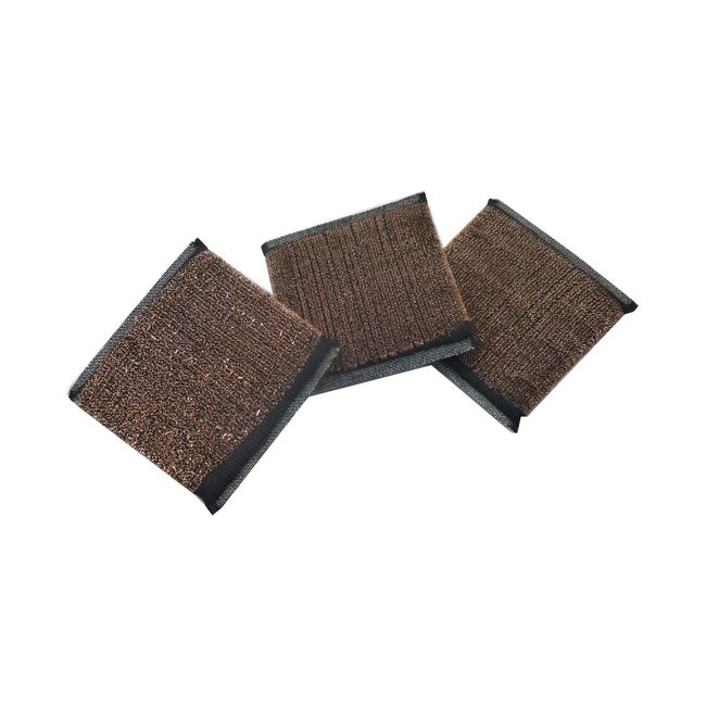 Fujisho Copper Power Pure Copper Scrubbing Sponge 3P 20694