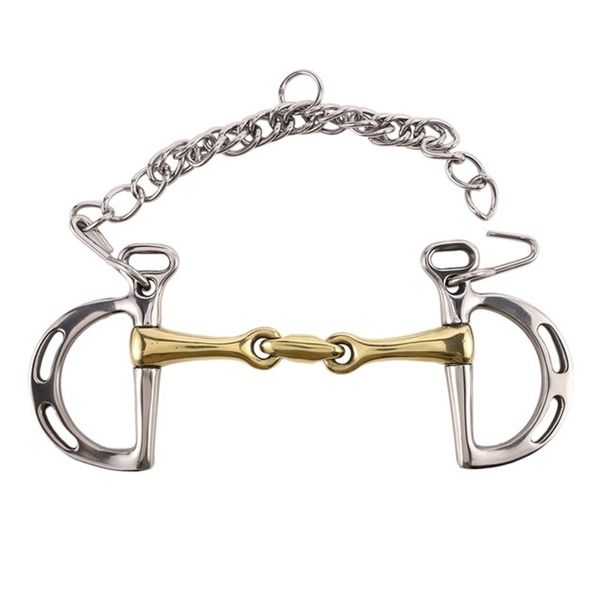 horse bit biting supplies bridle mouth loose stainless steel kimberwick equipment 5 inch broken mouth mouth, burgundy