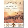 doodlecards Sympathy Condolence Bereavement Card Corn field Large A4 Size with Plain Envelope