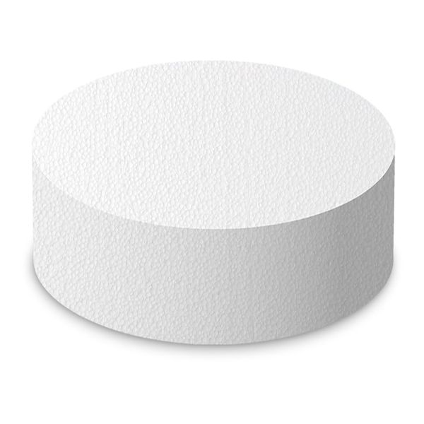 8" Inch Diameter Round Cake Polystyrene Modelling Dummy 5" inch Deep