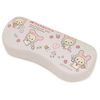 Pearl Rilakkuma Rabbit and Play Glasses Case, Hard Magnetic Polka Dot, Pink