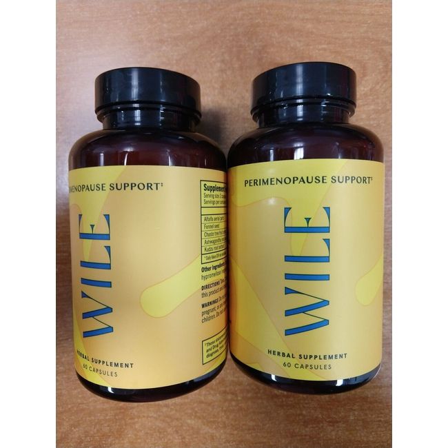 2 Bottles: Wile Perimenopause Herbal Supplement for Women 60 Caps Ea. - E2B