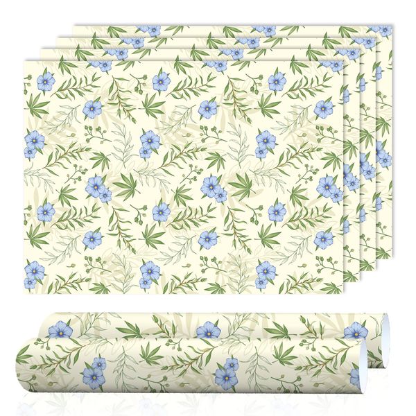 SCENTORINI Linen Scented Drawer Liners, Scent Paper Liners for Wardrobe, Bedroom, Closet, Shoe Cupboard 6 Sheets
