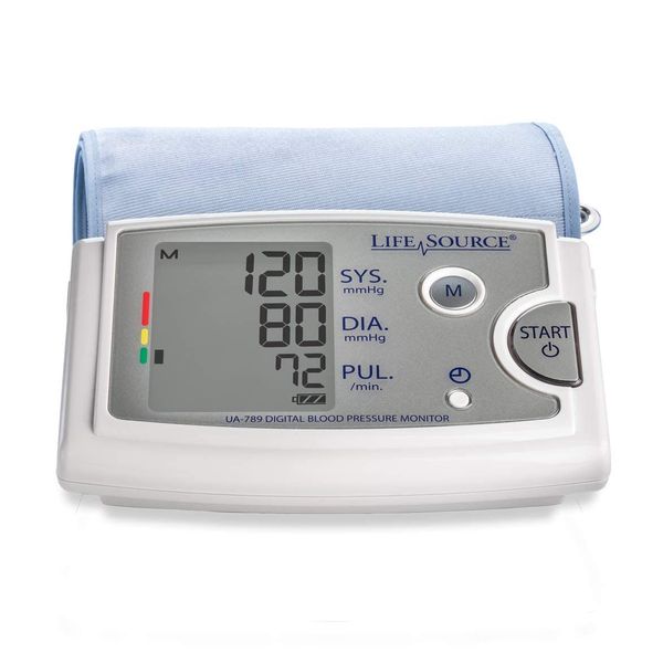 A&D Medical Premium Extra Large Cuff Upper Arm Blood Pressure Monitor (42-60 cm / 16.5-23.6" Range), Home BP Monitor, One Click Operation, Easy to Read Precise Illuminated Readings