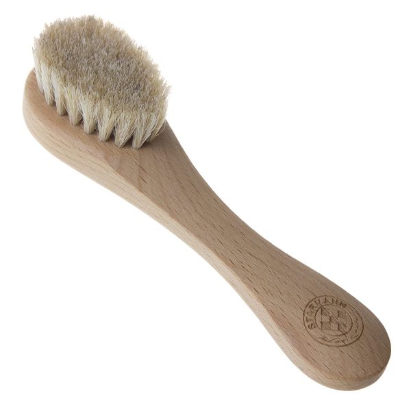 Starmann Face Brush Facial Cleansing Brush Dry Brush Made of Horse Hair Beech Wood Exfoliating Brush Peeling Cleaning