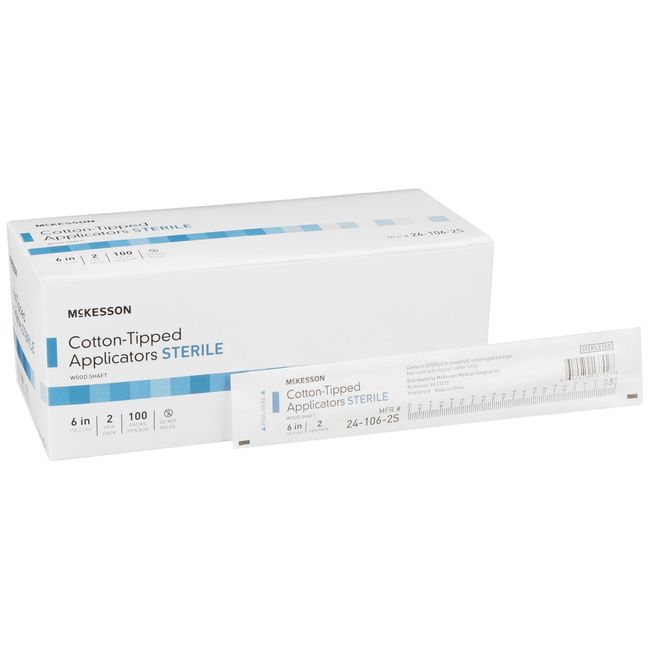 McKesson Sterile Swabstick 24-106-2S 2 Per Pack Box of 200