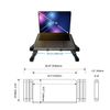 Adjustable Laptop Computer Lap Desk Portable Multifunctional Cooling Ergonomi...