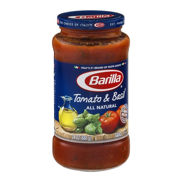 Barilla Tomato & Basil All Natural Pasta Sauce 24 oz (Pack of 12)