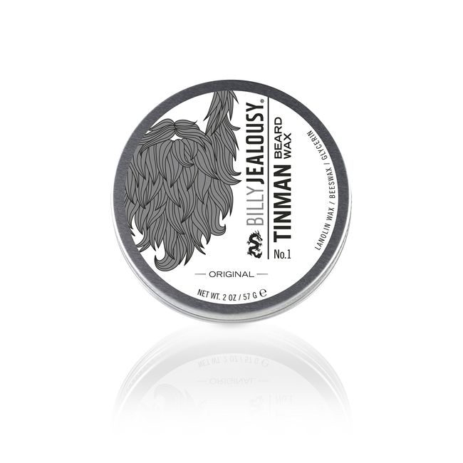 Billy Jealousy Tin Man No. 1 Nourishing Styling Beard Wax, 2 oz