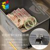 COCOALLETS Storage Box with Lid, Locked, Foldable, Cloth Dial, Clothes with Handle (M Size)