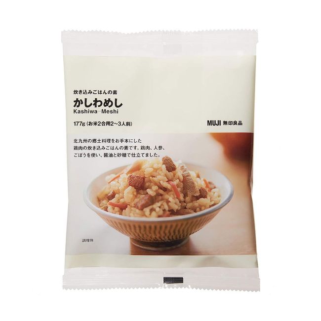 MUJI 82909302 Kashiwameshi, 6.9 oz (177 g) for 2 to 3 servings of rice