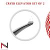 Dental Elevators Tooth Extraction Luxating Root Cryer Implant Elevators Set of 2