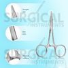 10 Pcs Mosquito Hemostat Locking Forceps 5 Curved & 5 Straight German Grade
