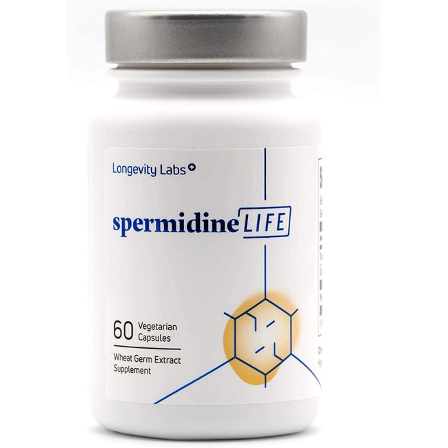 LONGEVITY LABS spermidine polyamine spermidine supplement 60 grains wheat germ extract