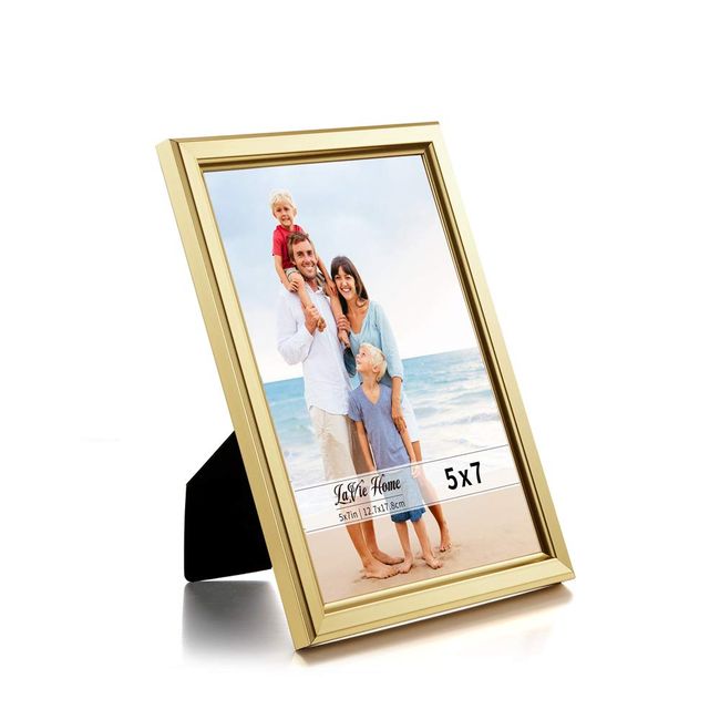 LaVie Home 8x10 Picture Frames (6 Pack, Silver) Simple Designed Photo