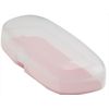 Pearl Glasses Case Hard Type Clear White x Pink SP-D6PI