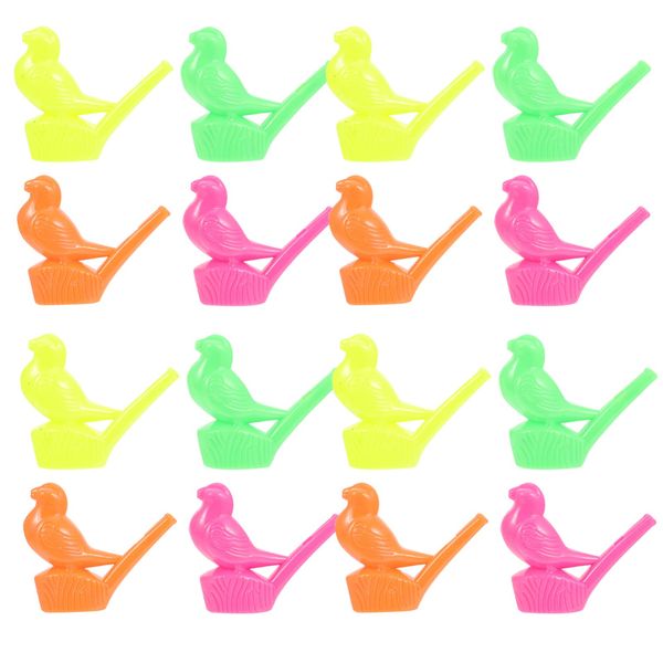 Kisangel Water Bird Warbler Bird Water Warbler 16Pcs Bird Water Whistle Water Warbler Whistle Blowouts Whistles Party Noise Makers for Kids Party Favors (Random Color) Water Bird Whistle Bird Toys