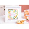 Sizzix Layered Stencils-Botanical Border, White, One Size