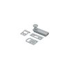 Deltana 2sbcs26d Heavy Duty Concealed Screw Surface Bolt, Satin Chrome, 2"