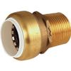 (3)- SharkBite 1/2 In. PVC x 1/2 In. MNPT Connector Model UIP120A