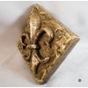 BRASS FLEUR D' LIS DECORATIVE DOT (METAL TILE ARTS MANUFACTURING)5