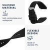 kwmobile Strap Compatible with Ticwatch Pro Smartwatch Strap - Replacement Silicone Watch Band - Black