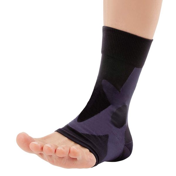 medyikyasuto Ankle Support (1 Piece), Black, Large