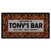 Personalised Welcome - Cold Beer Bar Mat/Runner - Add Your Name - Pub, Top, Custom