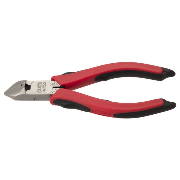 Tone Diagonal Nipper (Master Grip Type) NN-125G, Red, Total Length: 5.2 inches (132 mm)