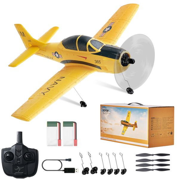 VEVOR RC Airplane Trainer Aircraft EPP Foam RC Plane Toy 2.4 GHz Remote Control