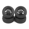 ASSOCIATED SC28 WHEELS & TYRES MOUNTED (F/R)