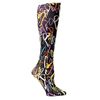 Celeste Stein Therapeutic Compression Socks, Black Luvy, 8-15 mmHg, Mild