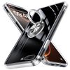 iPhone 8 Plus Case, iPhone 7 Plus Case, with Ring, Clear Case for iPhone 7/8 Plus, Ring, Transparent, Flexible, TPU, Shockproof, Car Holder, Stand Function, US Military Mil-Spec, Strap Hole, Thin,