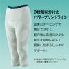 Alphax Hip Joint Knee Supporter Doctor Support Spats Pita Skin Mint Gray M-L Made in Japan