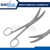 Busch Umbilical Scissors Surgical Gynecology Instruments German Grade