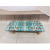 Ottoman stool Low stool Desk footrest Upholstered bench Handmade footstool