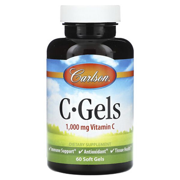 C-Gels, Vitamin C, 1,000 mg, 60 Soft Gels