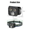 LED Headlamp USB Rechargeable Headlight Flashlight Super Bright Torch Work Lamp