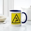 CafePress Danger Electricity 11 oz (325 ml) Ceramic Coffee Mug