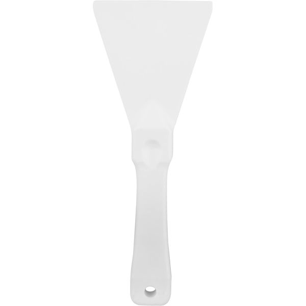 SPARTA Polypropylene Scraper Tool Food Safe Scraper for Removing Caked-On Residue in Commercial Kitchens, Plastic, 7.82 x 3 Inches, White