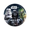 Procos 8 Star Wars Galaxy 20cm Paper Plates - Black - One Size