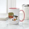 CafePress Camping Trailer Large Mug 15 oz (444 ml) Ceramic Coffee Mug