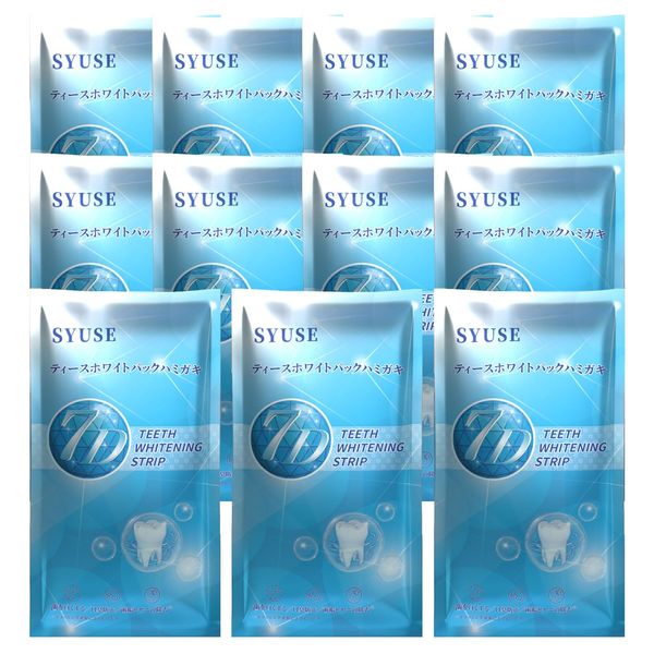 SYUSE Teeth Whitening Sheet, Home Whitening, Tea Care Pack, Toothpaste Sheet, Removes Tooth Yellowing, Teeth Whitening (11 Days, Pack of 22)