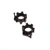 Bodypower Aluminium Quick Release Olympic Collars (Pair) BLACK