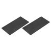 sourcing map Graphite Block Ingot Rectangle Graphite Electrode Plate Board 100x50x3mm for Melting Casting, Electrolysis Electroplating, 2 Pcs
