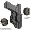ANOLE Level 2 OWB Paddle Holster Fits Ruger Max 9 Springfield hellcat Multi Guns