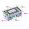 ZK-PP2K Function Signal Generator, Pulse Frequency Generator 8A Driver Module LCD Pulse Frequency Cycle Module 1Hz-150KHz Motor Controller LCD Display