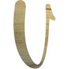 Wooden Letter 18" Blank V Cursive CASKING Cream Font