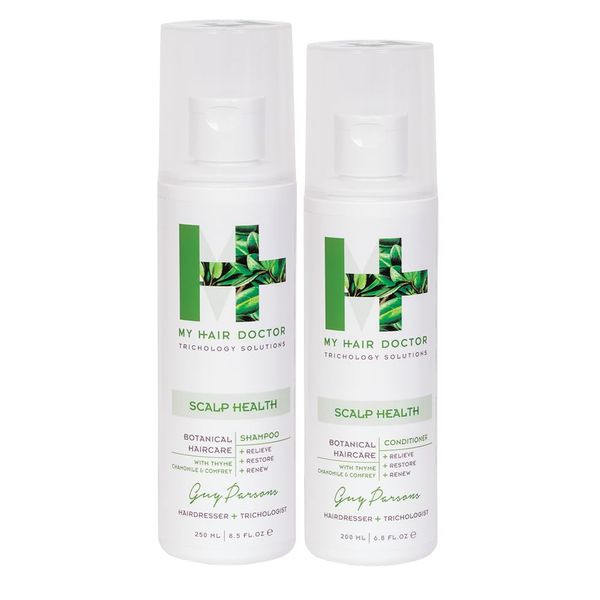 My Hair Doctor Shampoo (250ml) & Conditioner (200ml) - Sulphate Free Hair Shampoo and Conditioner For Dry Scalp Treatments - Shampoo and Conditioner Sets Itchy Scalp - Dandruff Shampoo Scalp Treatment