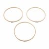 Large Embroidery Hoops, Craft Kits, 3 Pieces
